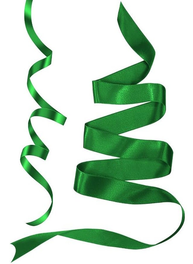 OALCQ Green Ribbon Christmas Ribbons, 3/8 Inch 25 Yards Emerald Green Ribbon for Gift Wrapping Christmas Tree, Satin Ribbons for Holiday Easter Graduation Liston Cintas de Navidad - Image 3